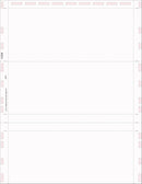 8 1/2″ x 11″  Pressure Seal  Form,  blank,  C Fold
