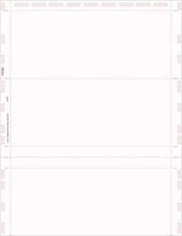 8 1/2″ x 11″  Pressure Seal  Form,  blank,  C Fold