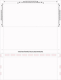 8 1/2″ x 11″ Pressure Seal Form, Blank, C Fold