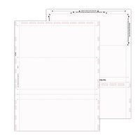 8 1/2″ x 11″ Pressure Seal Form, Blank, C Fold