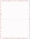 8 1/2″ x 11″ Pressure Seal  Form,blank, with Blockouts, V Fold