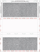 8 1/2″ x 11″ Pressure Seal Security Check Form with Black Void, Z Fold