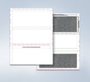 8 1/2″ x 11″ Pressure Seal Security Check Form with Black Void, Z Fold