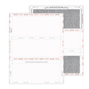 8 1/2″ x 11″ Pressure Seal Security Check Form with Black Void, Z Fold