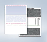 8 1/2″ x 11″ Pressure Seal Security Check Form with Blue Void, Z Fold, DocuCheck