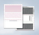 8 1/2″ x 11″ Pressure Seal Security Check Form with Maroon Void, Z Fold