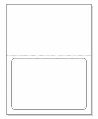 Integrated Label, 1 Label, 7-1/2" x 5-1/8", Centered On The Bottom
