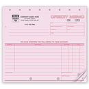 Credit Memo, 8 1/2 X 7"