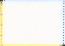 9-1/2 x 7" Continuous Paper, 15# 2 Part White & Canary with Side Perfs