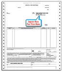 Straight Bill of Lading Continuous - WITH CO. NAME IMPRINT -