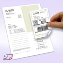 Integrated Label, 1 Label, 4" x 6", On The Top Right