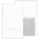 8 1/2″ x 14″ Pressure Seal Security, Uneven C fold with return Envelope with Blue Tint