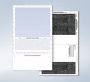 8 1/2″ x 14″ Pressure Seal Security Check Form  with Blue Void, Uneven Z Fold