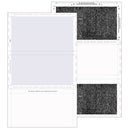 8 1/2″ x 14″ Pressure Seal Security Check Form  with Blue Void, Z Fold
