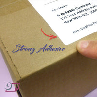 Integrated Label, 2 Labels, 6" x 4", On The Bottom Left