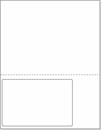 Integrated Label, 2 Labels, 6" x 4", On The Bottom Left