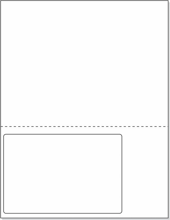 Integrated Label, 2 Labels, 6" x 4", On The Bottom Left