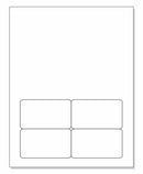 Integrated Label, 2 Labels, 3-1/2" x 2", Centered On The Bottom.