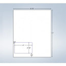 Integrated Label, 1 Label, 4" x 2-1/2", On The Bottom Left