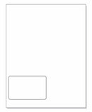 Integrated Label, 1 Label, 4" x 2-1/2", On The Bottom Left
