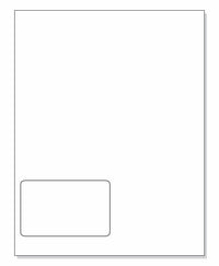 Integrated Label, 1 Label, 4" x 2-1/2", On The Bottom Left