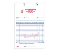 5-1/2 x 8-1/2" Register Forms Cash & Carry