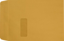 9 x 12 Open End Brown Kraft Imprint Window Envelopes