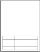 Integrated Label, 12 Labels, 2-1/2" x 3/4", Centered On The Bottom