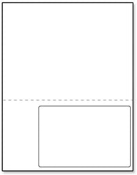 Integrated Label, 1 Label, 6" x 4", On The Bottom Right