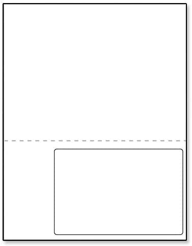 Integrated Label, 1 Label, 6" x 4", On The Bottom Right