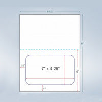 Integrated Label Form 1 Label 7 x 4.25 - PayPal