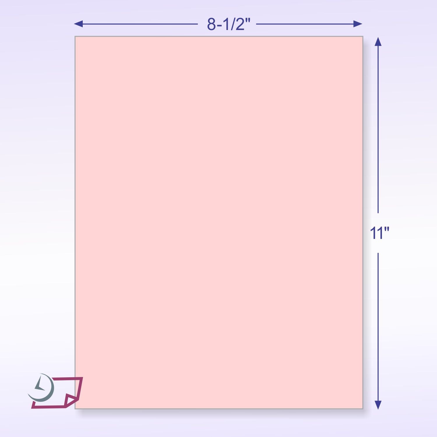 Letter Size Carbon Copy Paper CFB Pink