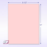 Letter Size Carbon Copy Paper CFB Pink