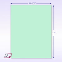 Letter Size Carbon Copy Paper CFB Green