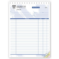Job Invoice Form - Large,  8 1/2 X 11"
