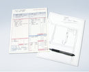Job Work Order, Invoice & Grid Sheet, 2 Part Carbonless