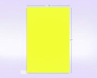 11 x 17" Ledger Size, Lemon Cover Card Stock
