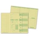 Weekly Time Card, Tag Stock, 10-3/8" x 7-3/4"