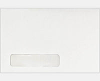 6 x 9  Blank, Window  Envelopes