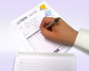 8-1/2" x 11" Blank Memo Size Form-N-Envelope, Detached With Tear off strip