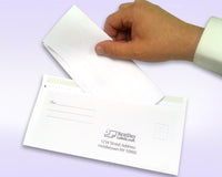 8-1/2" x 11" Blank Memo Size Form-N-Envelope, Detached With Tear off strip
