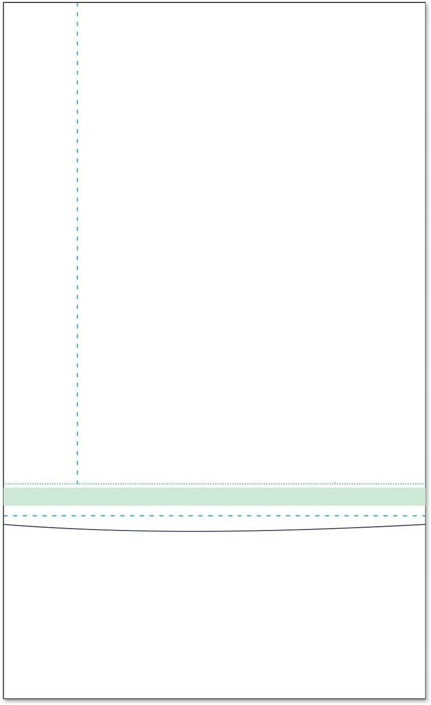 8-1/2" x 14" Blank Memo Size Form-N-Envelope, Detached With Tear off strip