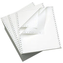 9-1/2 x 11" Continuous Paper, 15# White 5 Part with Side Perfs