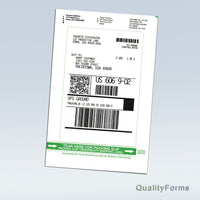 Duplex Thermal 1 Up Shipping Label/Packing Slip