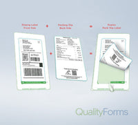 Duplex Thermal 1 Up Shipping Label/Packing Slip