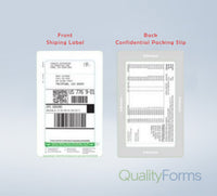 Duplex Thermal 1 Up Shipping Label/Packing Slip