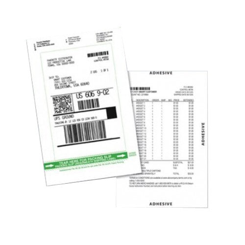Duplex Thermal 1 Up Shipping Label/Packing Slip