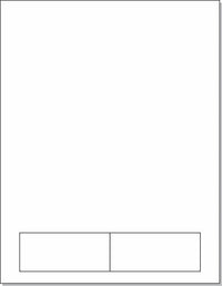 Integrated Label Form 2 Labels 3.5 x 2