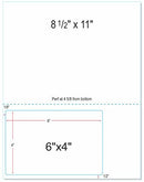 Integrated Label Form 1 Label 6 x 4