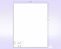 Integrated Lab Label Form 1 Label  2 x 1